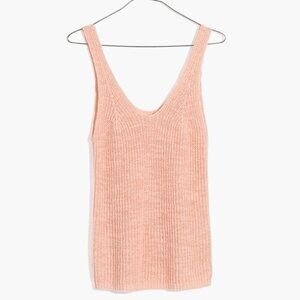 Madewell knit sweater tank top